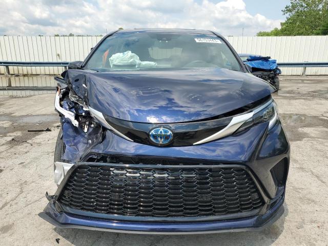 5TDDSKFC3MS031089 - 2021 TOYOTA SIENNA XSE BLUE photo 5