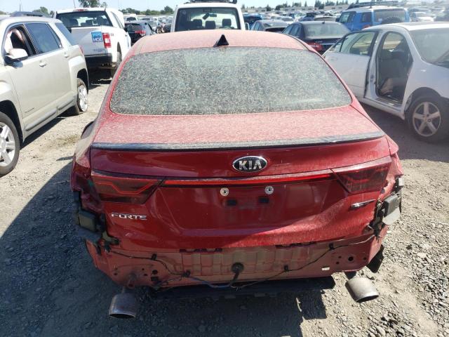 3KPF44AC7ME313901 - 2021 KIA FORTE GT RED photo 6