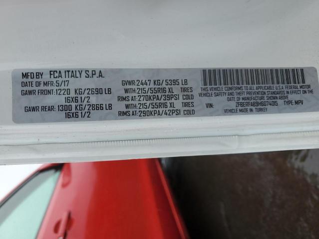 ZFBERFAB9H6G74015 - 2017 RAM PROMASTER 白色 照片 13