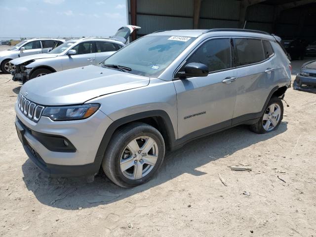 3C4NJDBBXNT144562 - 2022 JEEP COMPASS LATITUDE SILVER photo 1