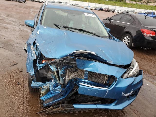 4S3GTAB62H3701825 - 2017 SUBARU IMPREZA PREMIUM BLUE photo 5