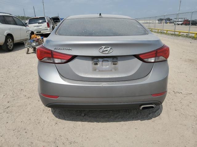 KMHDH4AH9EU075233 - 2014 HYUNDAI ELANTRA SE SILVER photo 6