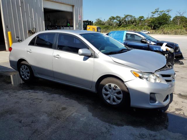 2T1BU4EE3BC715419 - 2011 TOYOTA COROLLA BASE SILVER photo 4