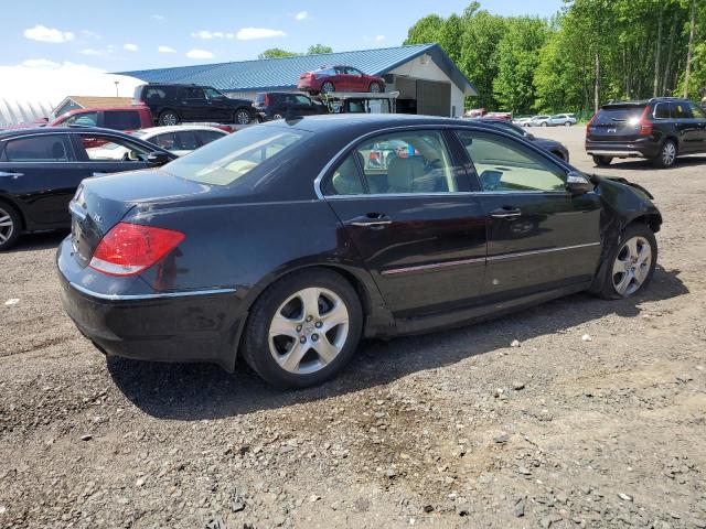 JH4KB16557C000238 - 2007 ACURA RL BLACK photo 3