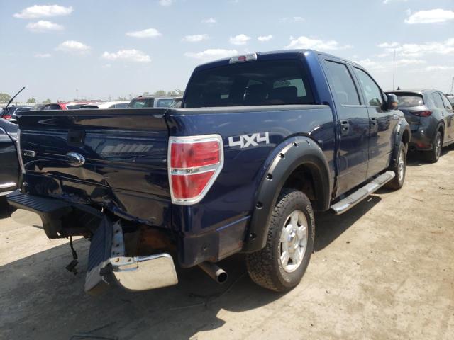 1FTPW14V99FA25921 - 2009 FORD F150 SUPERCREW BLUE photo 3