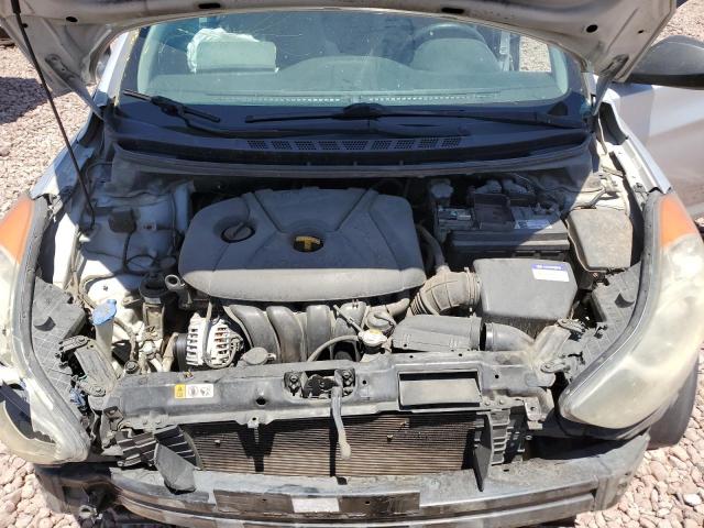 KMHDH4AE9CU288606 - 2012 HYUNDAI ELANTRA GLS SILVER photo 11