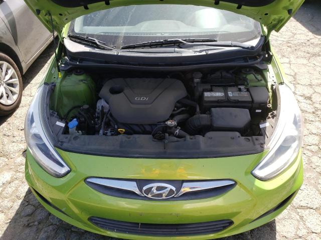 KMHCU5AE1EU185261 - 2014 HYUNDAI ACCENT GLS GREEN photo 11