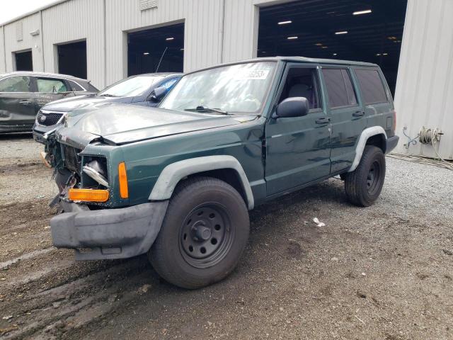 1J4FT28SXXL621381 - 1999 JEEP CHEROKEE SE GREEN photo 1