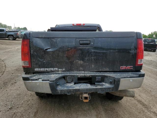 1GTHK63649F170615 - 2009 GMC SIERRA K2500 SLT BLACK photo 6