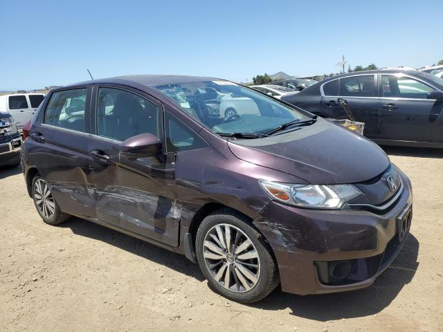 3HGGK5H88FM713736 - 2015 HONDA FIT EX MAROON photo 4