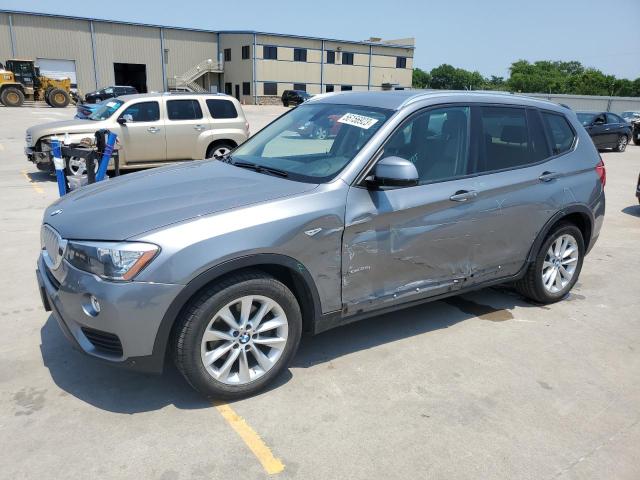 5UXWX9C52F0D53643 - 2015 BMW X3 XDRIVE28I GRAY photo 1