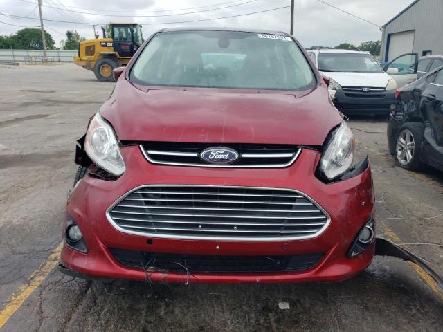 1FADP5CU7GL108476 - 2016 FORD C-MAX PREMIUM SEL RED photo 5