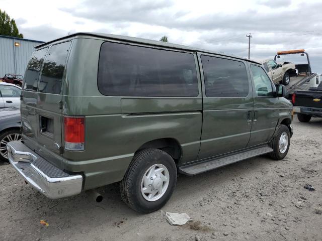 1FBNE31S75HA70410 - 2005 FORD ECONOLINE E350 SUPER DUTY WAGON GREEN photo 3