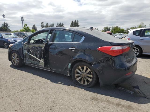 KNAFX4A83E5080581 - 2014 KIA FORTE EX BLACK photo 2