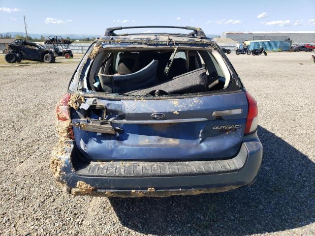 4S4BP61C287365410 - 2008 SUBARU OUTBACK 2.5I BLUE photo 6