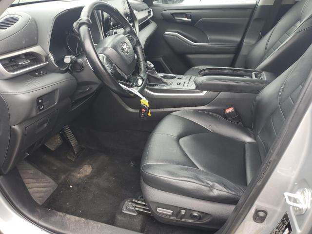 5TDGZRBHXLS504665 - 2020 TOYOTA HIGHLANDER XLE SILVER photo 7