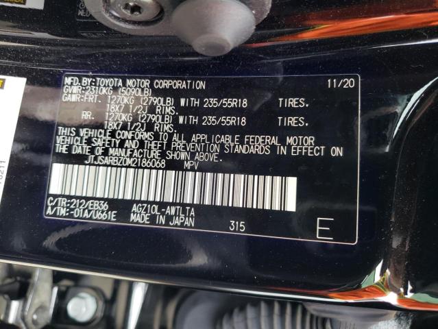 JTJSARBZ0M2186068 - 2021 LEXUS NX 300 BASE Siyah fotoğraf 14