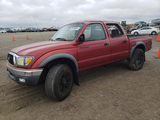 5TEGN92N44Z396243 - 2004 TOYOTA TACOMA DOUBLE CAB PRERUNNER BURGUNDY photo 1