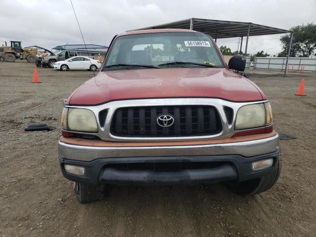5TEGN92N44Z396243 - 2004 TOYOTA TACOMA DOUBLE CAB PRERUNNER BURGUNDY photo 5
