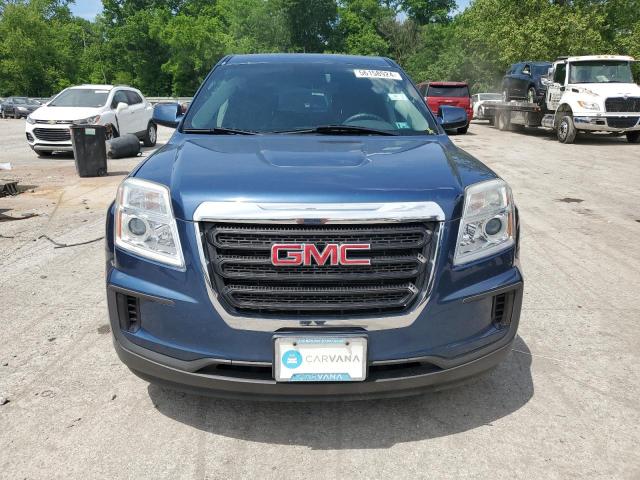 2GKALMEK1H6166029 - 2017 GMC TERRAIN SLE BLUE photo 5