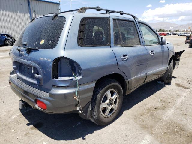 KM8SC83D71U132448 - 2001 HYUNDAI SANTA FE GLS BLUE photo 3