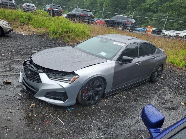 19UUB6F56MA009384 - 2021 ACURA TLX TECH A GRAY photo 1