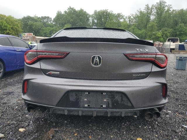 19UUB6F56MA009384 - 2021 ACURA TLX TECH A GRAY photo 6