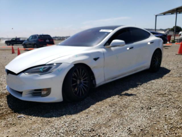 5YJSA1E24HF192400 - 2017 TESLA MODEL S WHITE photo 1