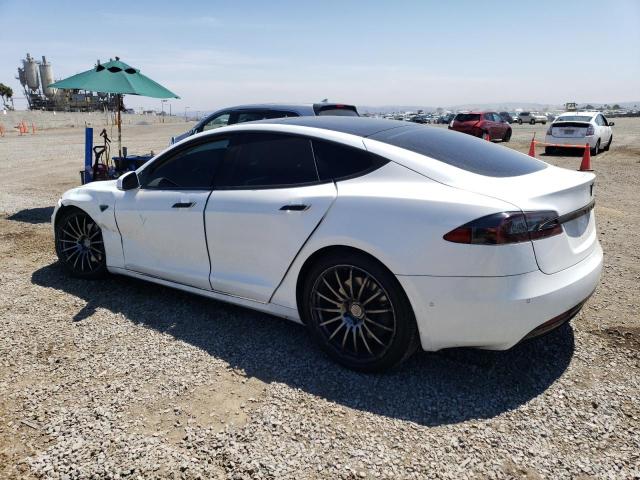 5YJSA1E24HF192400 - 2017 TESLA MODEL S WHITE photo 2