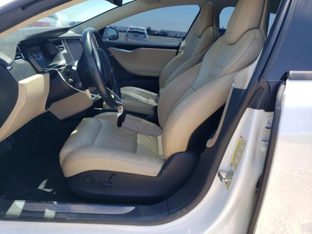 5YJSA1E24HF192400 - 2017 TESLA MODEL S WHITE photo 7