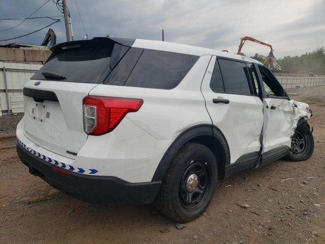1FM5K8AB9NGB52335 - 2022 FORD EXPLORER POLICE INTERCEPTOR WHITE photo 3