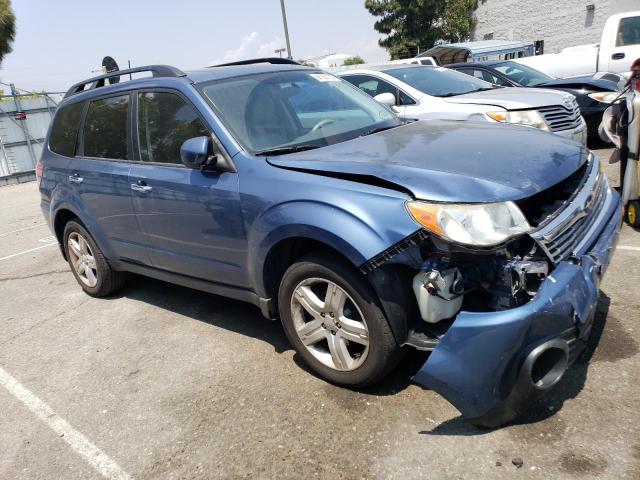 JF2SH63619H707208 - 2009 SUBARU FORESTER 2.5X PREMIUM BLUE photo 4