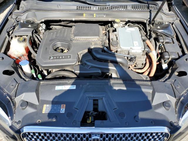 3LN6L5KU3HR625479 - 2017 LINCOLN MKZ HYBRID PREMIERE BLACK photo 11