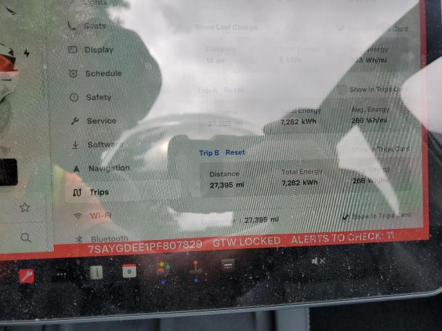 7SAYGDEE1PF807829 - 2023 TESLA MODEL Y Սպիտակ լուսանկար 9