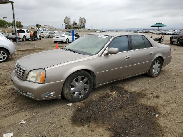 1G6KF57961U226047 - 2001 CADILLAC DEVILLE DTS TAN photo 1