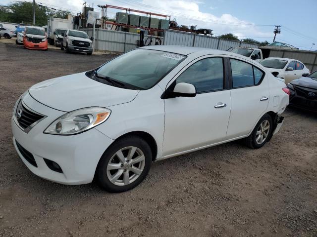 3N1CN7AP1DL882200 - 2013 NISSAN VERSA S WHITE photo 1