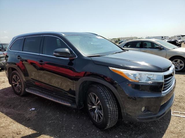 5TDKKRFH2GS505257 - 2016 TOYOTA HIGHLANDER XLE BLACK photo 4