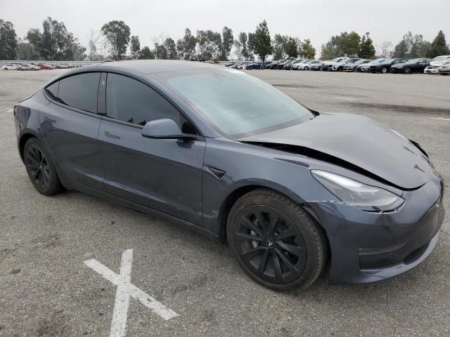 5YJ3E1EBXNF210080 - 2022 TESLA MODEL 3 GRAY photo 4