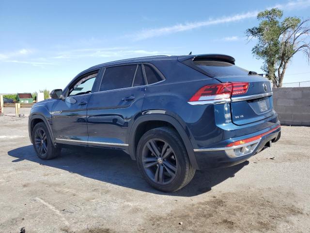 1V2NE2CA8MC201185 - 2021 VOLKSWAGEN ATLAS CROS SE Бирюзовый фото 2