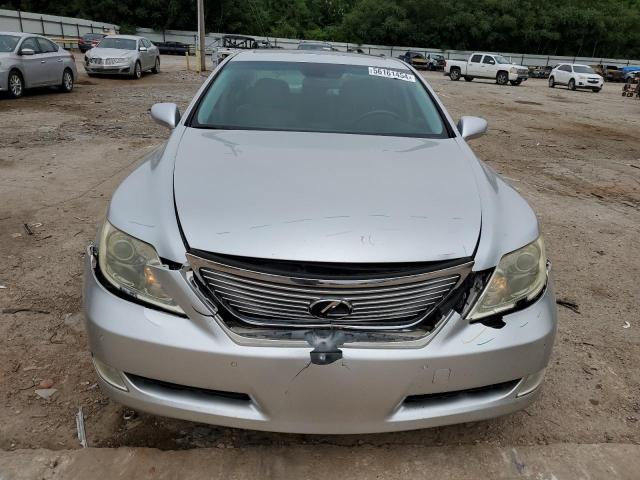 JTHBL46F075028539 - 2007 LEXUS LS 460 SILVER photo 5