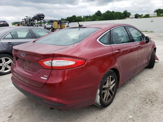 3FA6P0HR9DR162312 - 2013 FORD FUSION SE MAROON photo 3