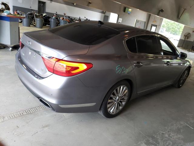 KNALW4D49F6016880 - 2015 KIA K900 GRAY photo 3