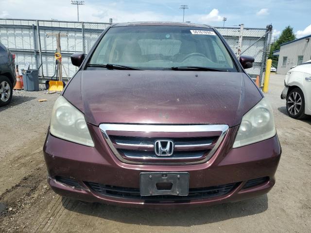 5FNRL38607B418692 - 2007 HONDA ODYSSEY EXL BURGUNDY photo 5