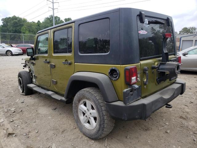 1J4GA39158L561310 - 2008 JEEP WRANGLER U X GREEN photo 2