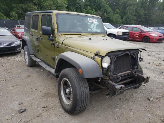 1J4GA39158L561310 - 2008 JEEP WRANGLER U X GREEN photo 4