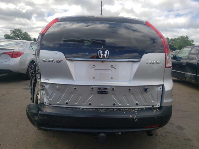 2HKRM4H70EH658027 - 2014 HONDA CR-V EXL SILVER photo 6