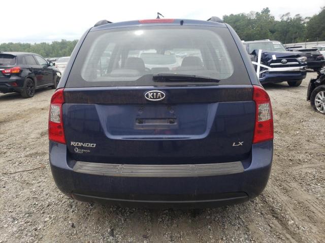 KNAFG525087131361 - 2008 KIA RONDO BASE BLUE photo 6