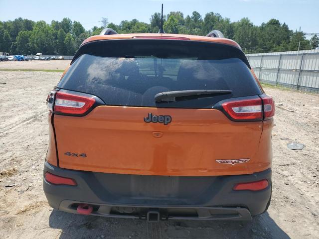 1C4PJMBB3FW709822 - 2015 JEEP CHEROKEE TRAILHAWK ნარინჯისფერი ფოტო 6