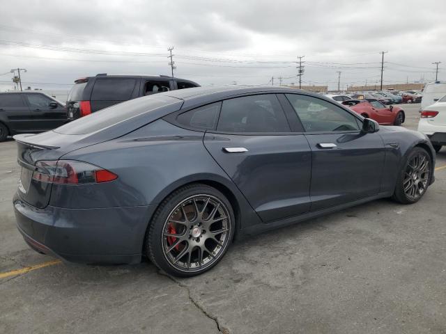 5YJSA1E41FF108399 - 2015 TESLA MODEL S GRAY photo 3