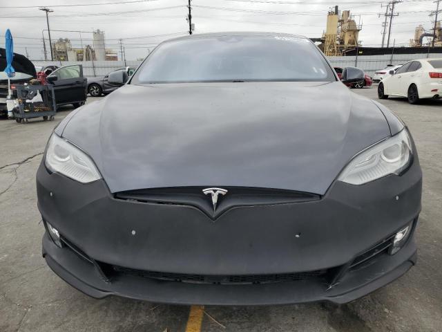 5YJSA1E41FF108399 - 2015 TESLA MODEL S GRAY photo 5